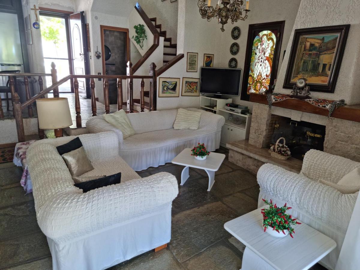 Beachfront Villa 100M From Sea For Up To 10 Guests Siviri Esterno foto