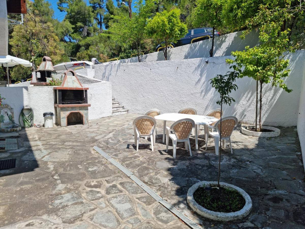 Beachfront Villa 100M From Sea For Up To 10 Guests Siviri Esterno foto